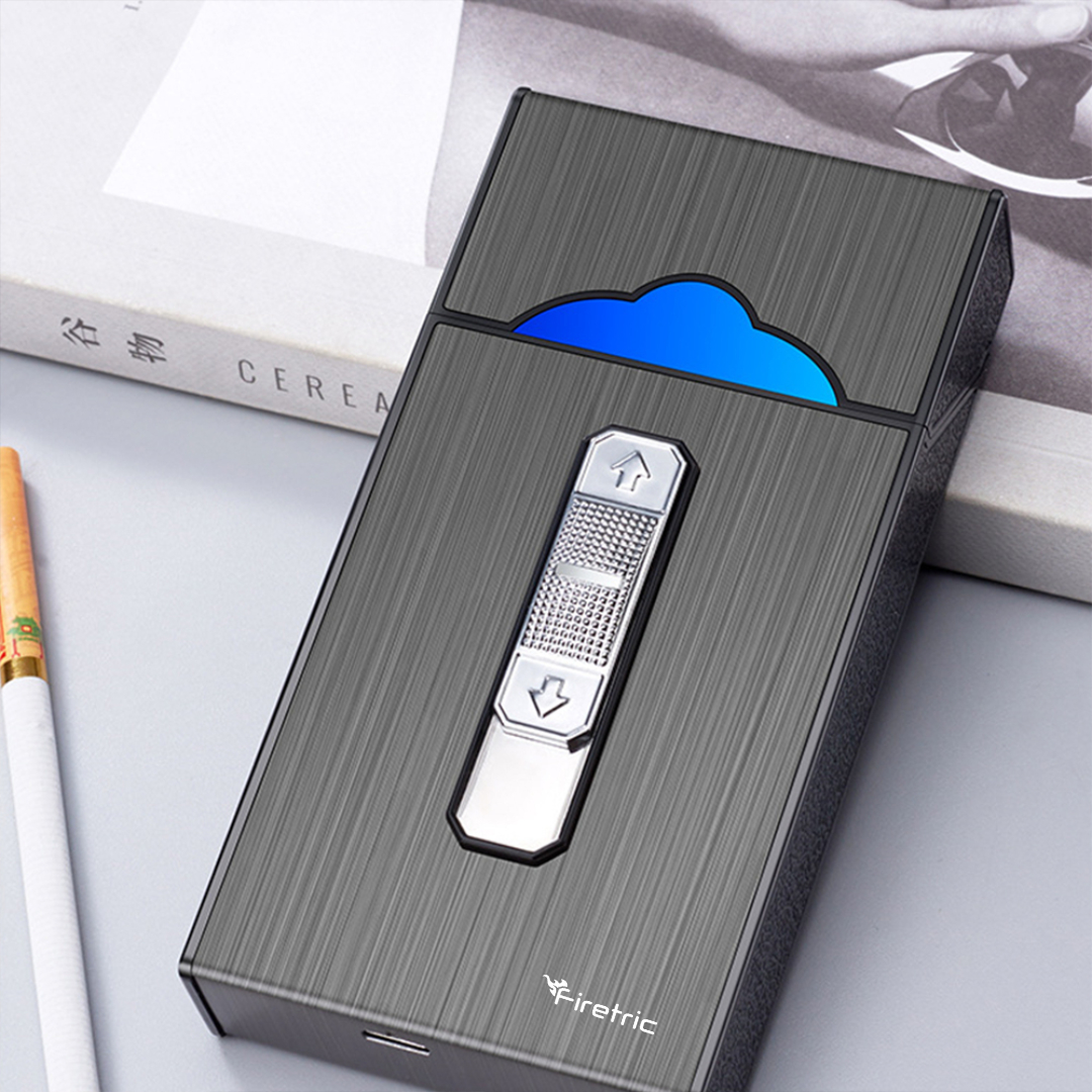 Gambar produk Firetric Kotak Rokok Korek Elektrik Cigarette Lighter 20 Slot - A-15