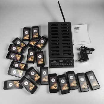Gambar produk RTKS Wireless Calling System Restaurant Mesin Antrian 20 Pager - SU-68Z