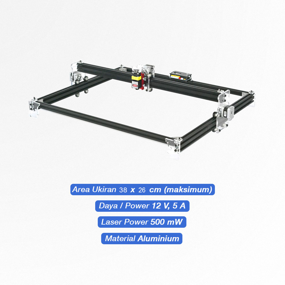 Gambar produk XINRUI DIY Laser Engraving Machine CNC Focus Adjuster 500mW 60W - DVP6550