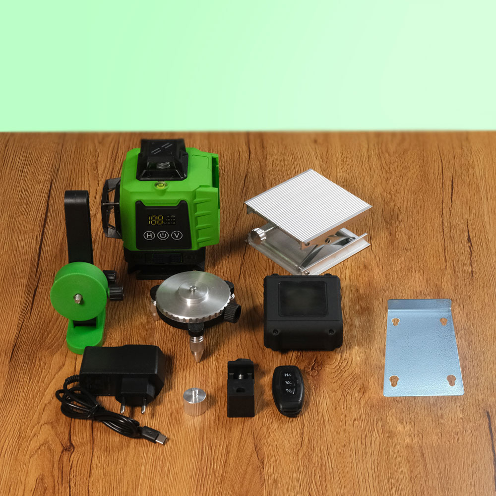Gambar produk CONENTOOL Laser Level Self Leveling 4D 16 Lines 6000mAh with Remote - CN16