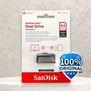 Gambar produk SanDisk Ultra Dual Drive USB Type C 3.1 Gen 1 64GB - SDDDC2