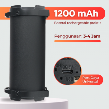 Gambar produk Smalody Speaker Bluetooth Portable Boombox Outdoor FM Radio 10W - SL-10
