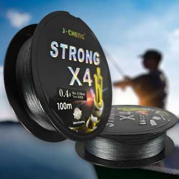 J-Cheng Senar Tali Pancing 4 Braided PE Fishing Line 100M - JC4180