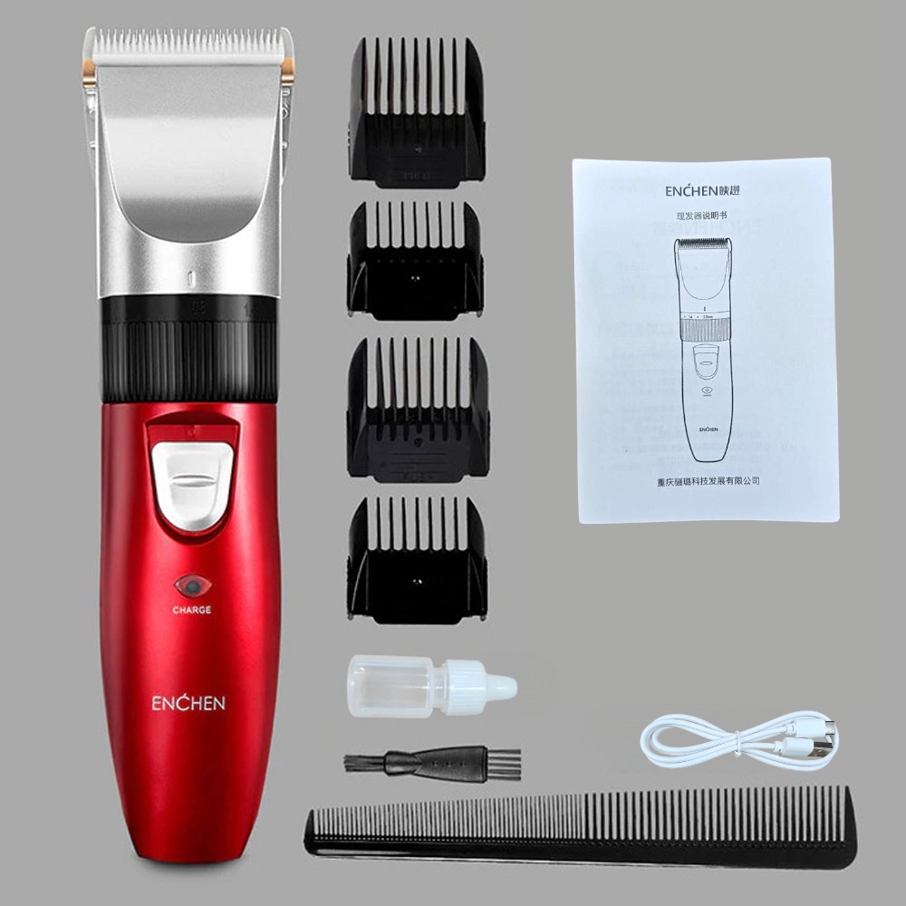 Gambar produk ENCHEN Alat Cukur Elektrik Hair Clipper Trimmer Ceramic Rechargerable - Sharp-R