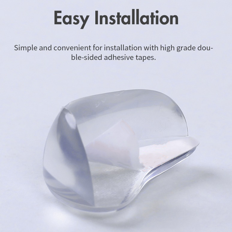Gambar produk FUSHAN Pelindung Sudut Meja Droplet-Shaped Corner Protector 10 PCS - FS27