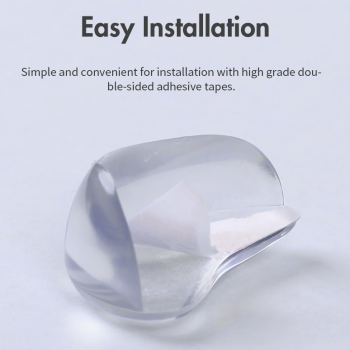 Gambar produk FUSHAN Pelindung Sudut Meja Droplet-Shaped Corner Protector 10 PCS - FS27