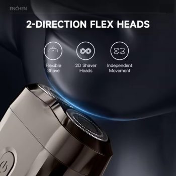 Gambar produk ENCHEN Alat Cukur Elektrik 2D Electric Shaver Double Razor Waterproof - Mini 6