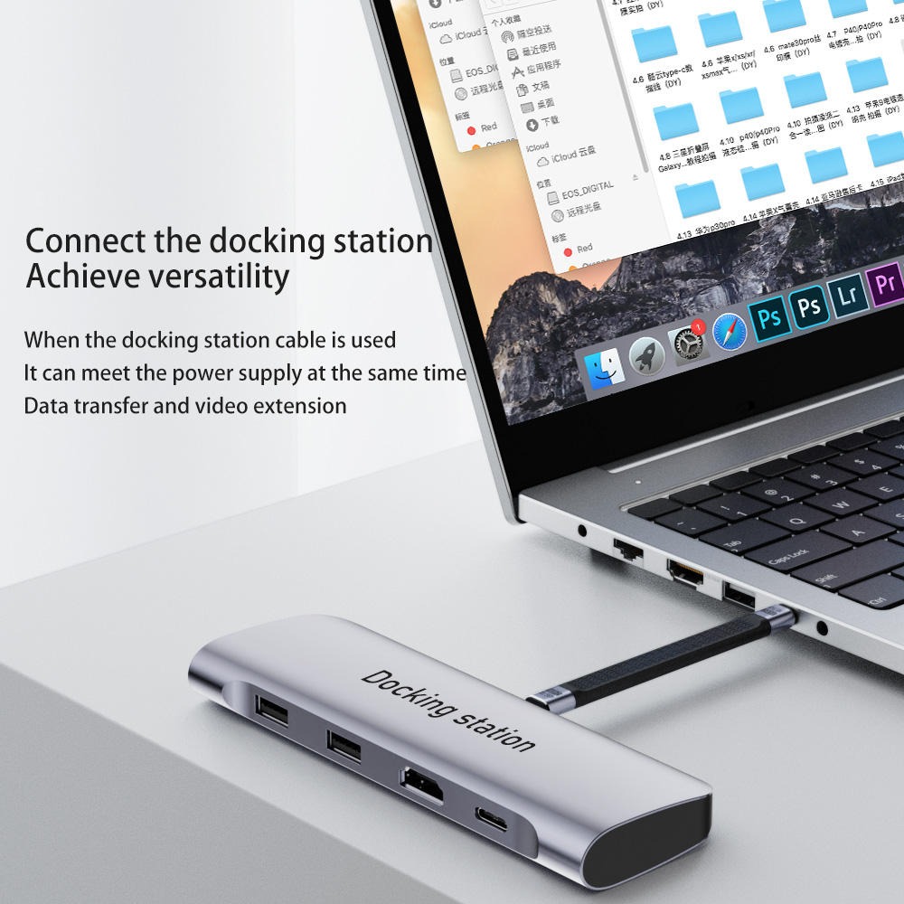 Gambar produk DIXSG Kabel USB Type C to Type C Fast Charging Thunderbolt 240W 14cm Straight - D13