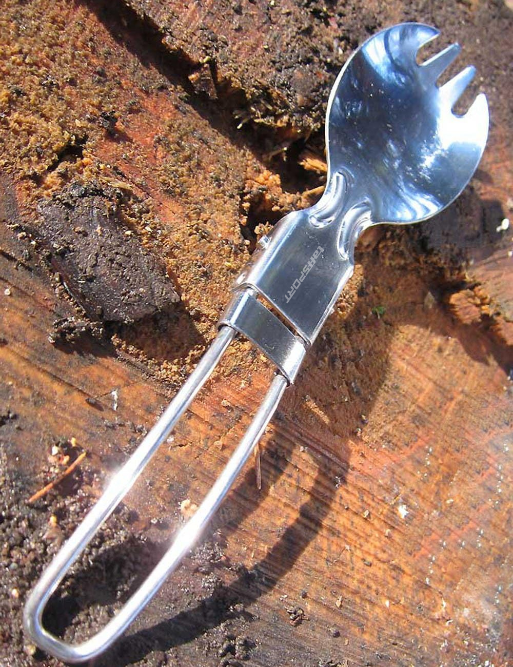 Gambar produk TaffSPORT Foldable Spoon Fork Sendok Garpu Lipat Stainless Steel 410 - SVGF2