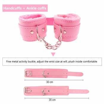 Gambar produk iSHINE Tali Pengikat Kaki Tangan BDSM Bondage Sets Rope - BD15