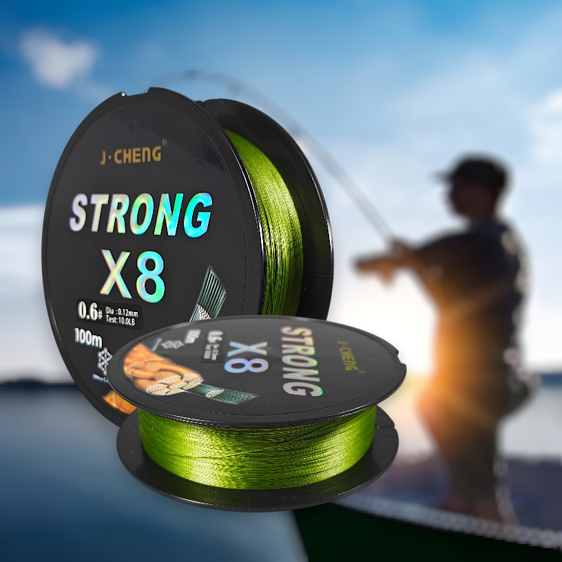 Gambar produk J-Cheng Senar Tali Pancing 8 Braided PE Fishing Line 100M 0.6 - JC4188
