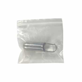 Gambar produk CAMISUENO Tempat Obat Pil Kapsul Carabiner Stainless Steel Waterproof 73mm - CM1