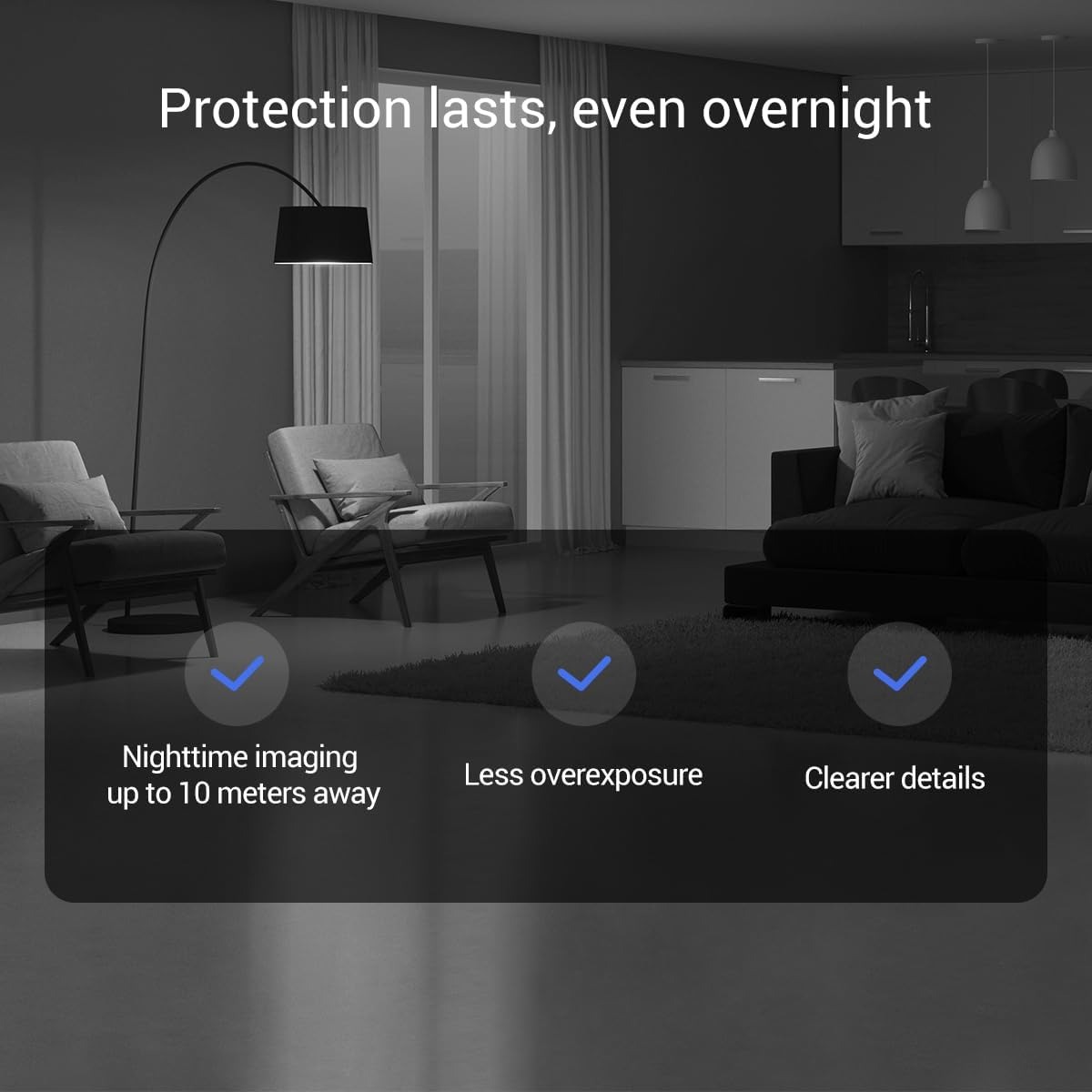 Gambar produk EZVIZ Kamera CCTV 2K Motion Detection Two Way Audio WiFi 2.4G - H6c Pro 3MP