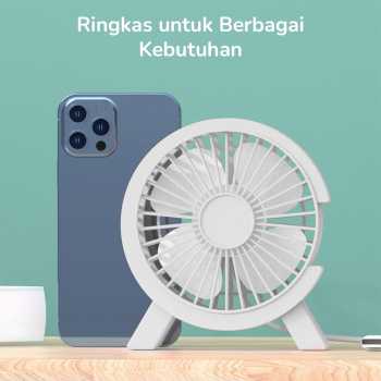 Gambar produk OLOEY Kipas Angin Meja Mini Desk Fan USB 4.6 Inch 5W - YLG-C06