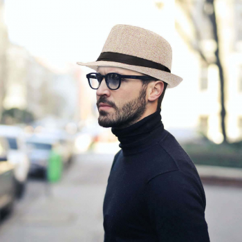 Gambar produk Yingrui Topi Fedora Unisex Laken Hat Jazz Classic Vintage - M-58
