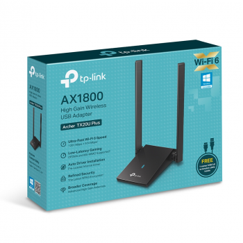 Gambar produk TP-Link Archer AX1800 High Gain WiFi 6 Adapter USB 3.0 Dual Band - TX20U Plus