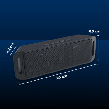 Gambar produk Yinew Speaker Bluetooth Portable Megabass Stereo A2DP 3W - SC-208