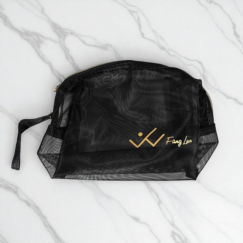 Gambar produk Fang Lun Tas Make Up Kosmetik Transparent Mesh Octagon Bag - SMG2