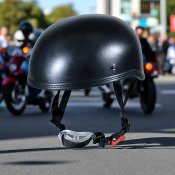 NOPNOG Helm Sepeda Skuter Retro Half Motorcycle Helmet - NP-25