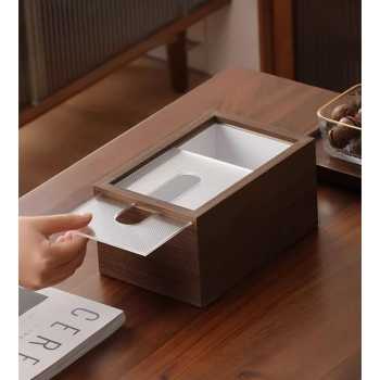 Gambar produk TWL Kotak Tisu Kayu Minimalist Wooden Tissue Box - T-19