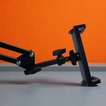 Gambar produk MAMEN Lazypod Holder Tablet Smartphone Stand 360 Rotation Desk Clamp - MM4