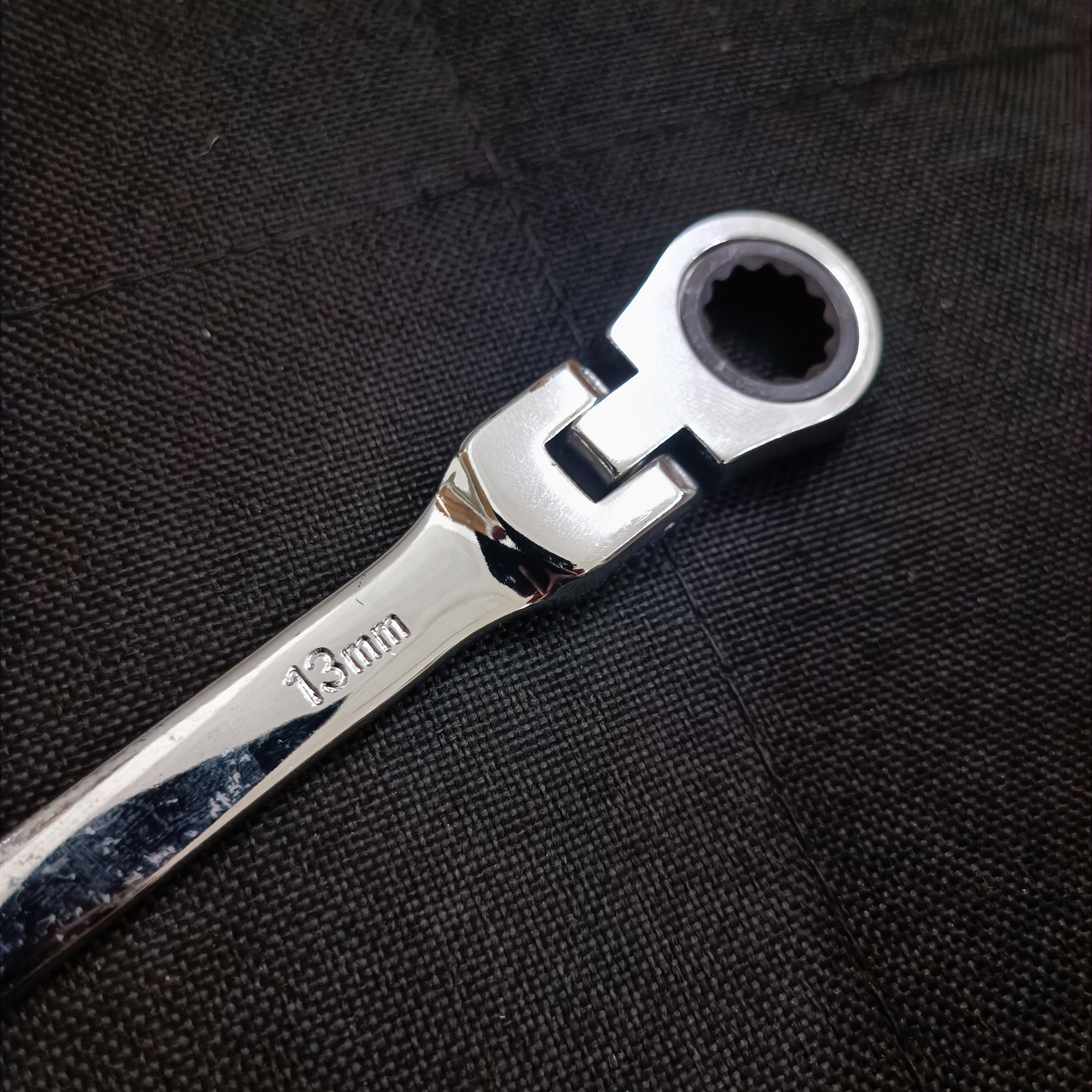 Gambar produk OLOEY Kunci Pas Dual Head Combination Ratchet Wrench Flexible Head 13mm - CL6-24