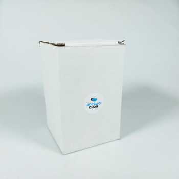 Gambar produk One Two Cups Gelas Kaca Aesthetic Kopi Teh Wave Stripe Shape 530ml - GK24