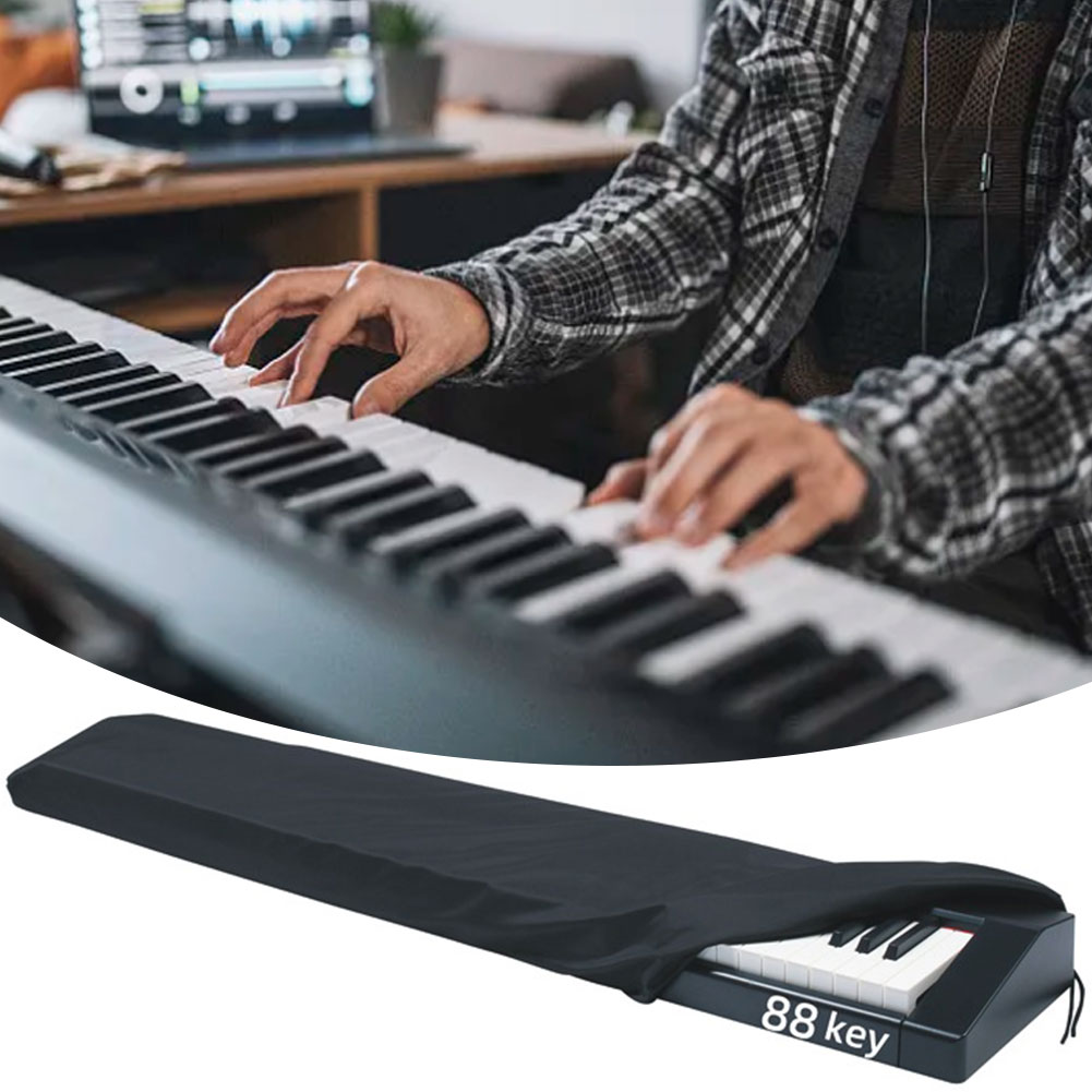 Gambar produk Abbys Cover Piano Keyboard Protector Silver Coated Oxford with 88 Keys - INU30