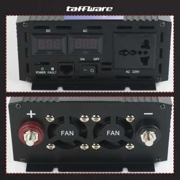 Gambar produk Taffware Power Inverter Mobil Pure Sine Wave DC 48V to AC 220V 4000W - NBQ4000W
