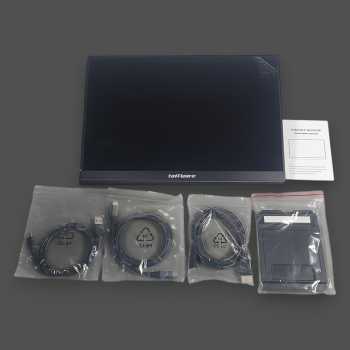 Gambar produk Taffware Portable Monitor 16 Inch IPS QHD 2.5K 60Hz Type C Mini HDMI - 1600XTS