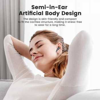 Gambar produk Toocki Earphone Bluetooth 5.3 TWS Earbuds Waterproof IPX4 - HE-080