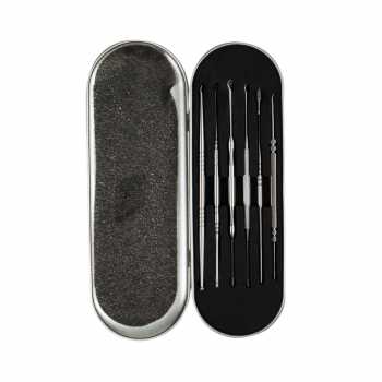 Gambar produk Biutte.co Set Pembersih Telinga Korek Kuping Stainless Steel 6 PCS - BA35