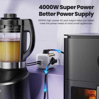 Gambar produk Toocki Stop Kontak 7in1 Power Strip USB Type C EU Plug GaN 33W 4000W - TPSDX-JZB02