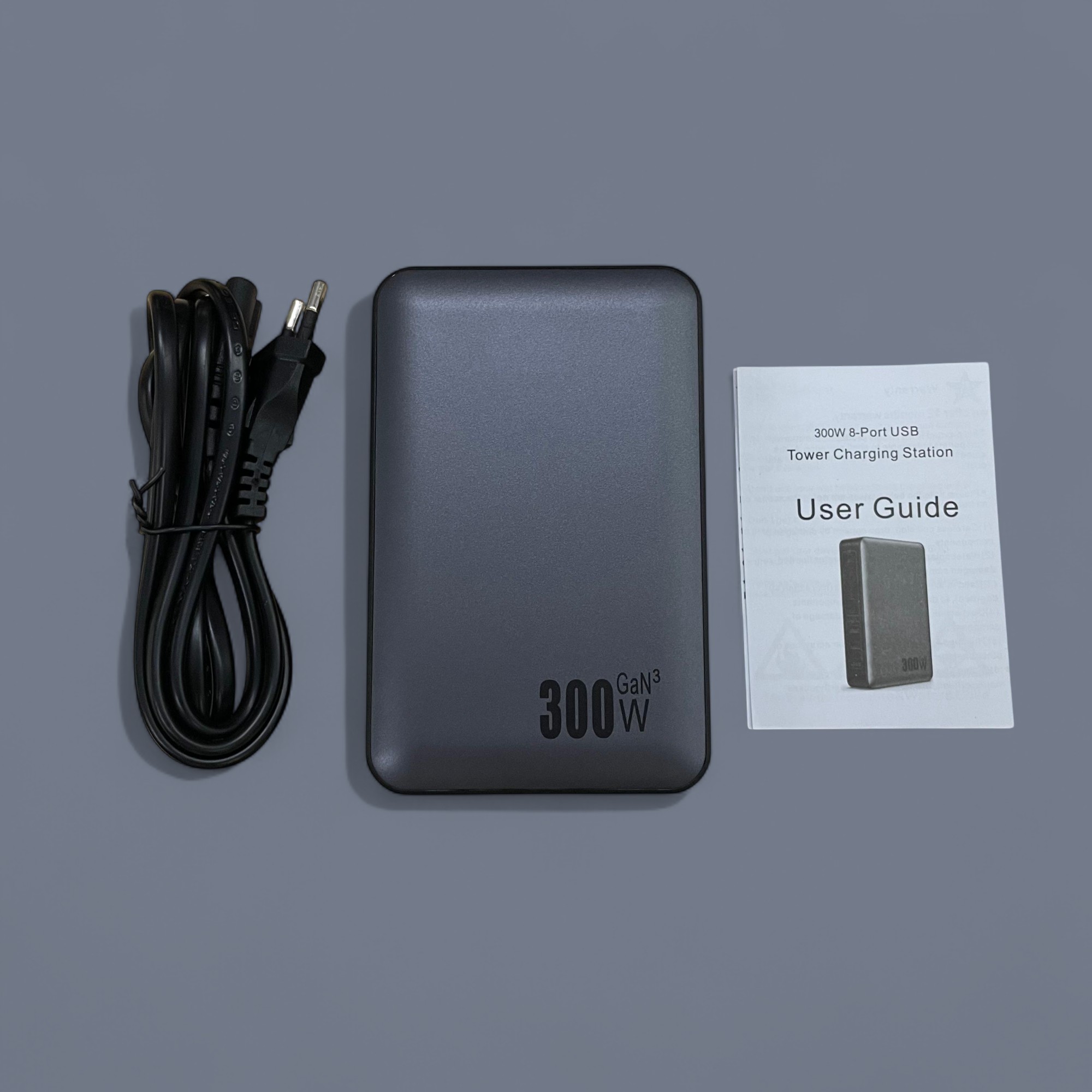 Gambar produk ILEPO Charger USB Docking Station 8 Multi Port Type C PD QC GaN3 300W - ZETX300W-U