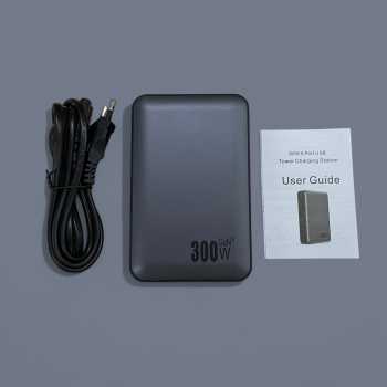 Gambar produk ILEPO Charger USB Docking Station 8 Multi Port Type C PD QC GaN3 300W - ZETX300W-U