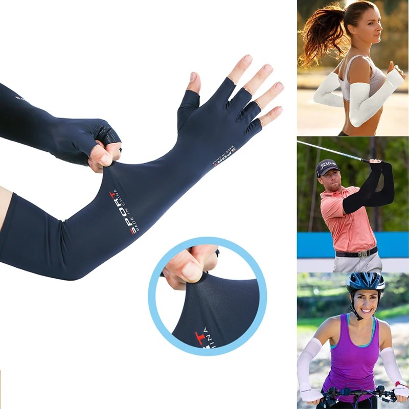 Gambar produk YXST Sarung Tangan Panjang Manset Long Sleeve Five Fingers Sunscreen - SP11