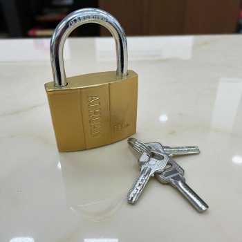 Gambar produk AI HUAN QASEM Gembok Rumah Anti Maling Padlock Hardened Steel 58mm - IDP