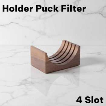 ELPINIS Puck Filter Screen Rak Rack Holder Bracket Wooden Stand - MC001