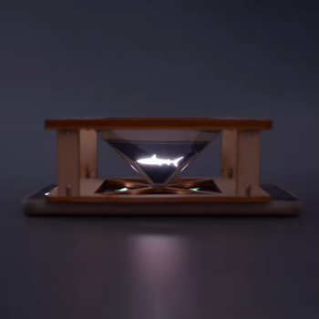 Gambar produk FMA DIY 3D Holographic Mini Display Projector Educational Toy - FM-D3D
