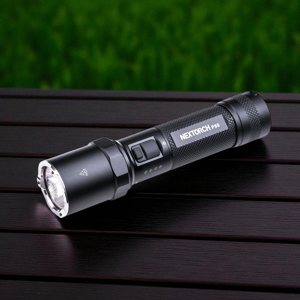 Gambar produk NEXTORCH Senter LED Flashlight USB Rechargeable 2100 Lumens - P80