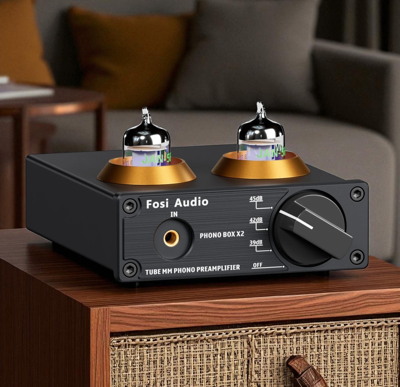 Gambar produk Fosi Audio Preamplifier Phono for Turntable Phonograph with Tube - Box X2