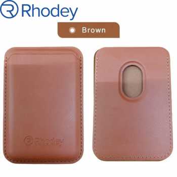 Gambar produk Rhodey Dompet Kartu Magnetic Card Holder MagSafe PU Leather for iPhone - WM-95