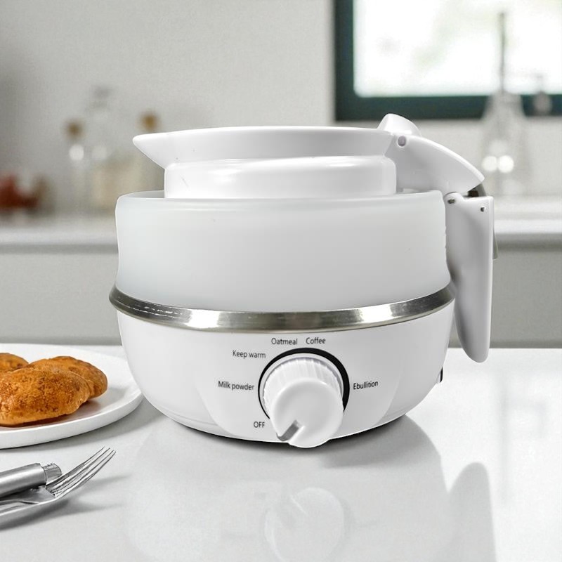 Gambar produk FMA Mini Portable Folding Travel Kettle Stainless Steel 304 850W 600ml - HY-01