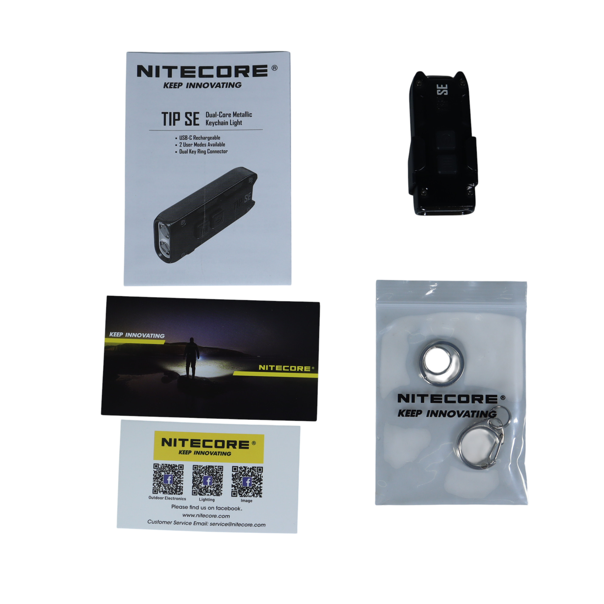 Gambar produk NITECORE Senter LED 2 OSRAM P8 700 Lumens - TIP SE