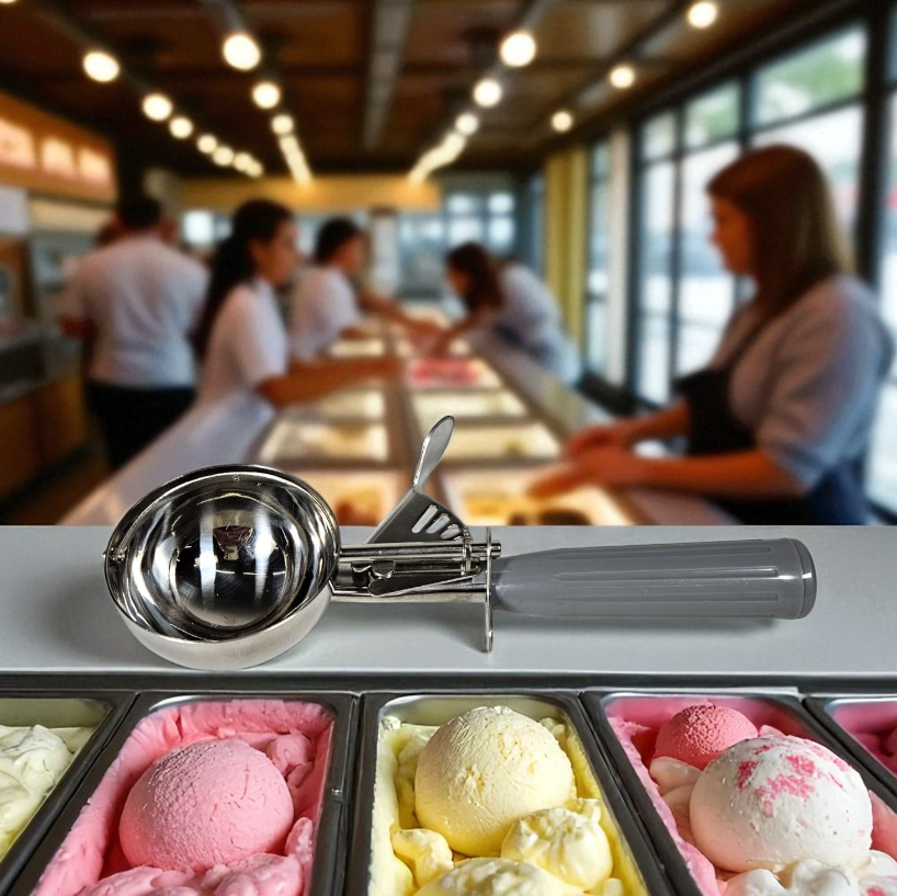 Gambar produk AXV Sendok Takar Es Krim Ice Cream Scoop Stainless Steel - AX-235