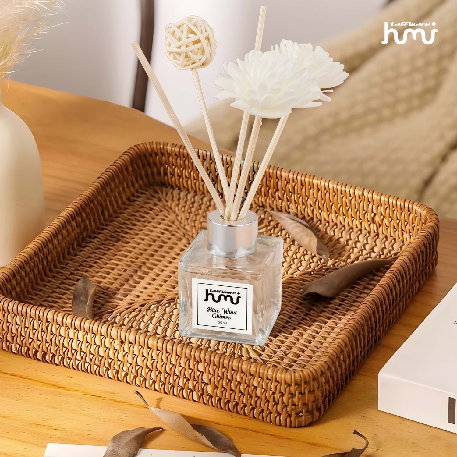 Gambar produk Taffware HUMI Pengharum Ruangan Reed Diffuser 50ml Blue Wind Chimes - DF-100
