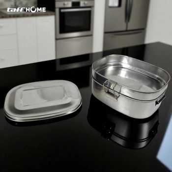 Gambar produk TaffHOME Kotak Makan Lunch Box Double Layer Stainless Steel 410 950ml - TR-95