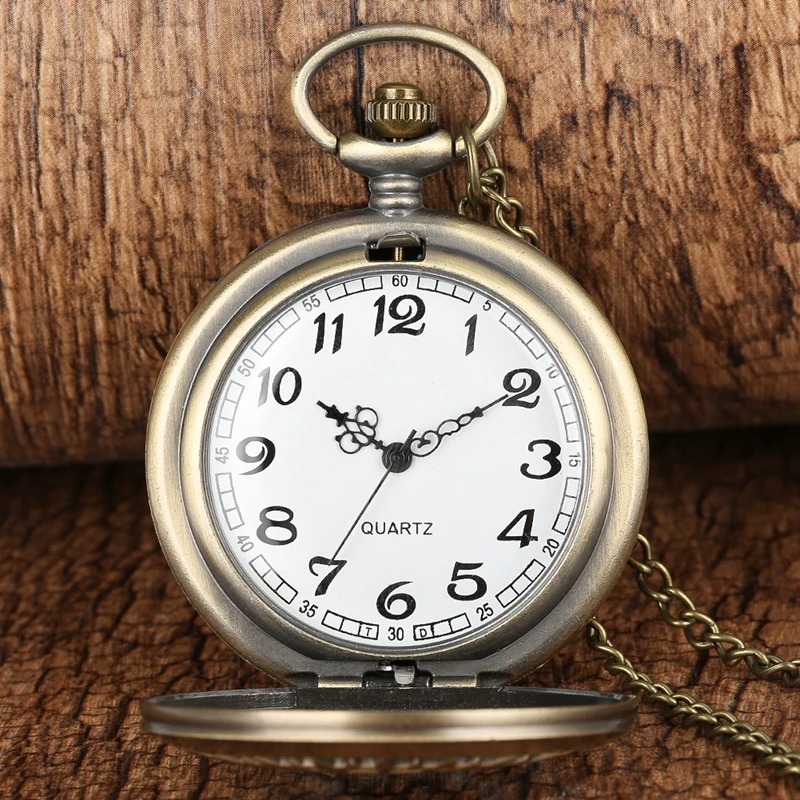 Gambar produk SHUHANG Jam Saku Klasik Analog Pocket Watch Roman Steampunk - PJX1596