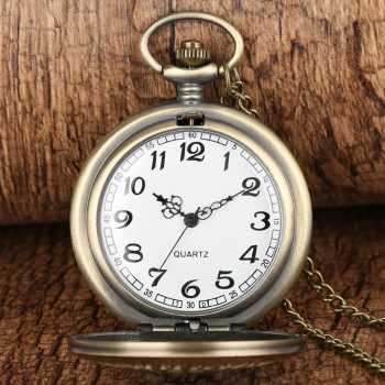 Gambar produk SHUHANG Jam Saku Klasik Analog Pocket Watch Roman Steampunk - PJX1596