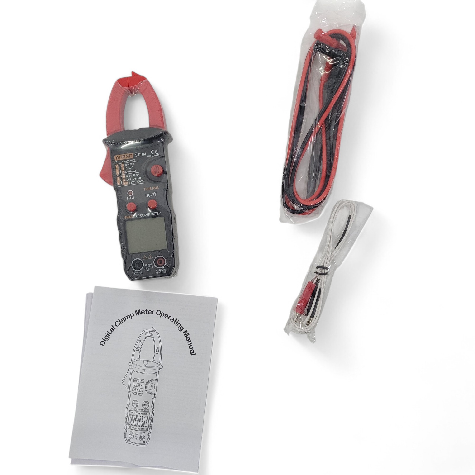 Gambar produk ANENG Digital Multimeter Voltage Tester Clamp - ST184